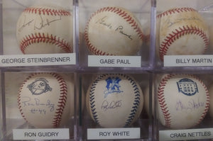 1977 New York Yankees World Series Champion team 45 signed baseballs collection